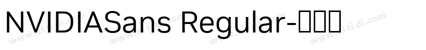 NVIDIASans Regular字体转换
